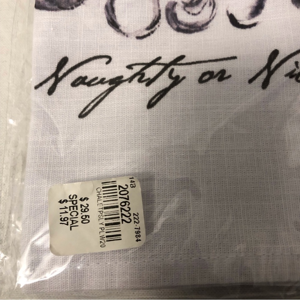 Naughty or Nice Tea Towels - Picture 2 of 4